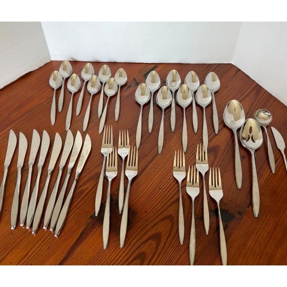 EKCO Eterna Custom Stainless Japan Flatware 36 Total Pieces